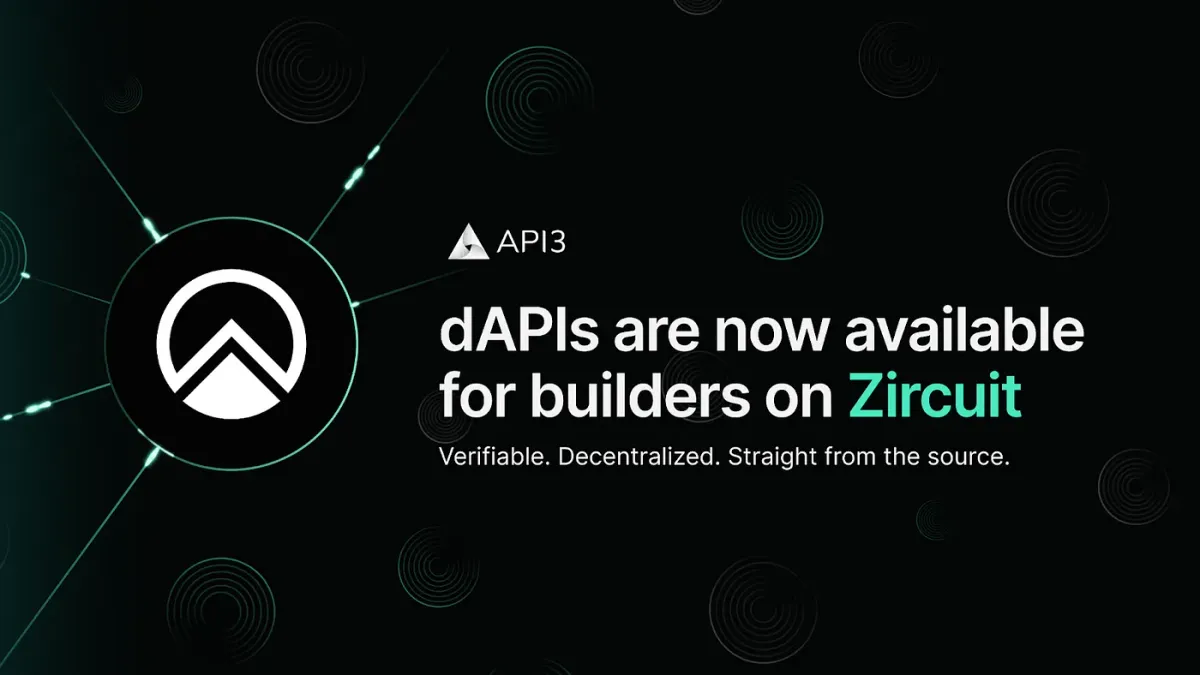 API3’s Next-Generation Oracle Stack is live on Zircuit