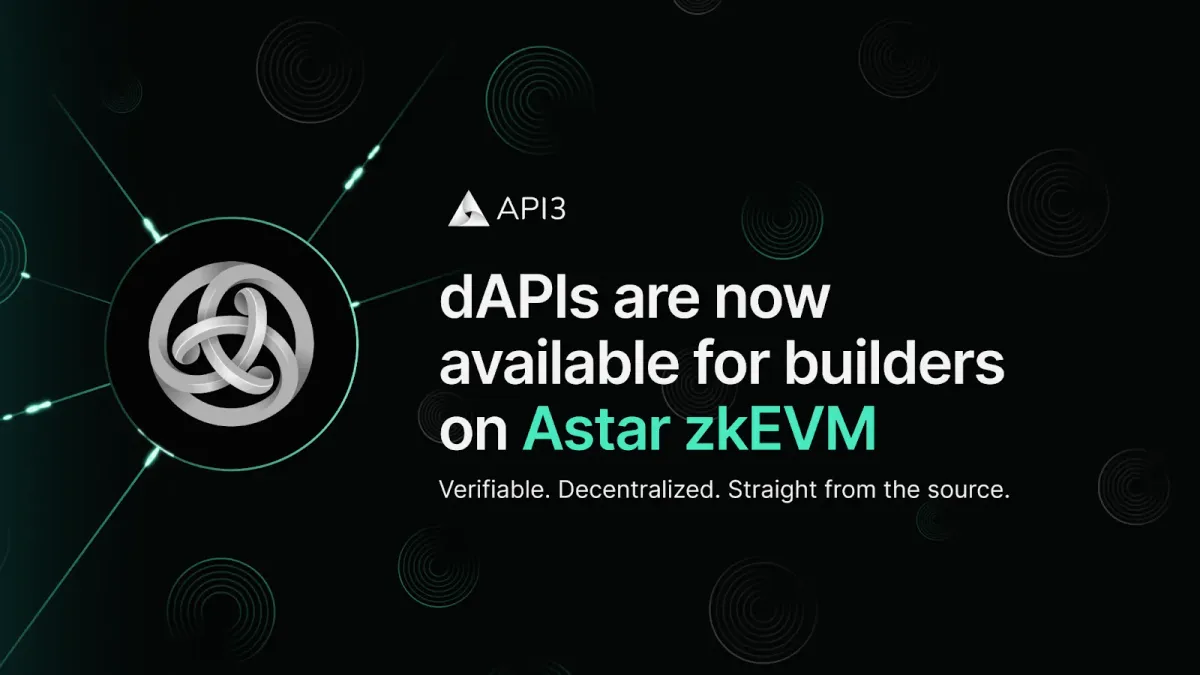 API3 Launches Oracle Stack on Astar zkEVM