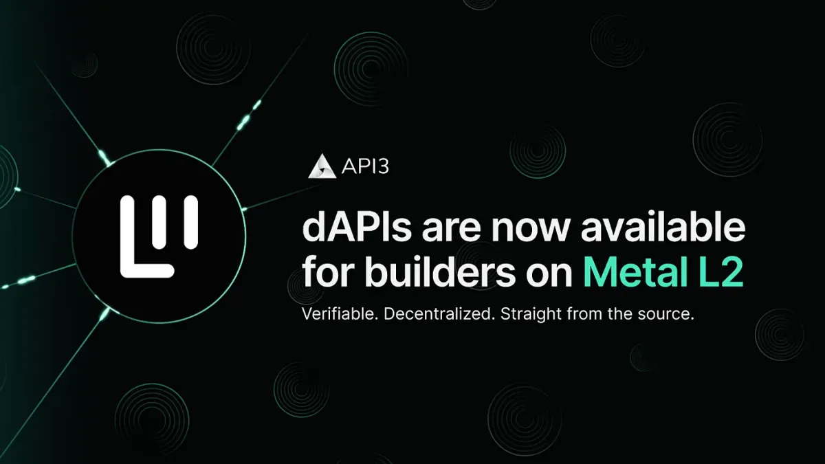 API3 Integrates Next-Generation Oracle Stack on Metal L2