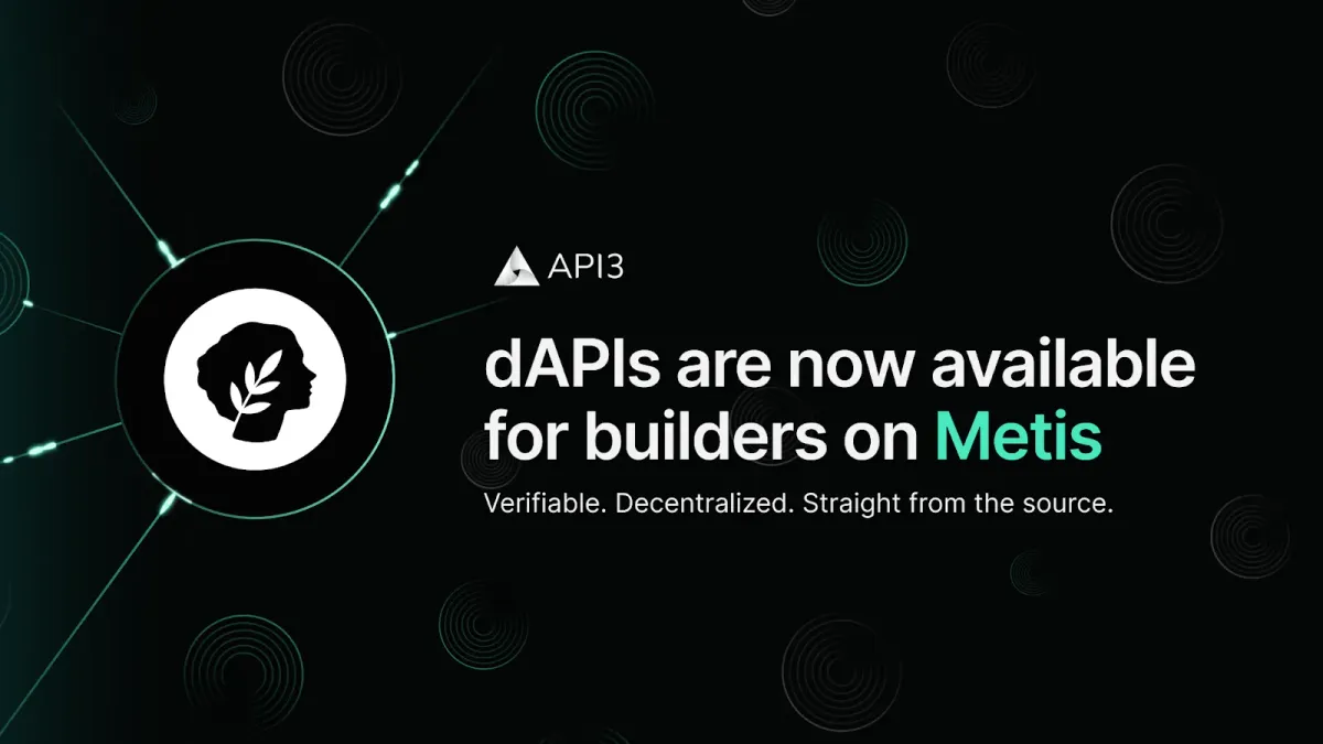 API3 Launches Next-Generation Oracle Stack on Metis