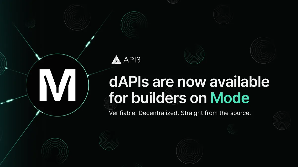 API3 Integrates Next-Generation Oracle Stack on Mode