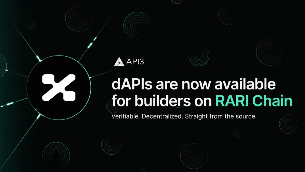 API3 Launches Oracle Stack on RARI Chain