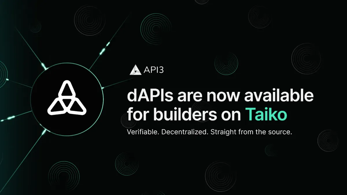 API3 Launches Next-Generation Oracle Stack on Taiko