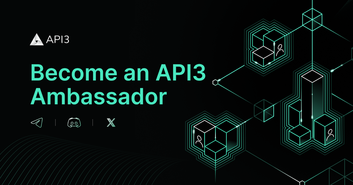 Conviértete en Embajador de API3