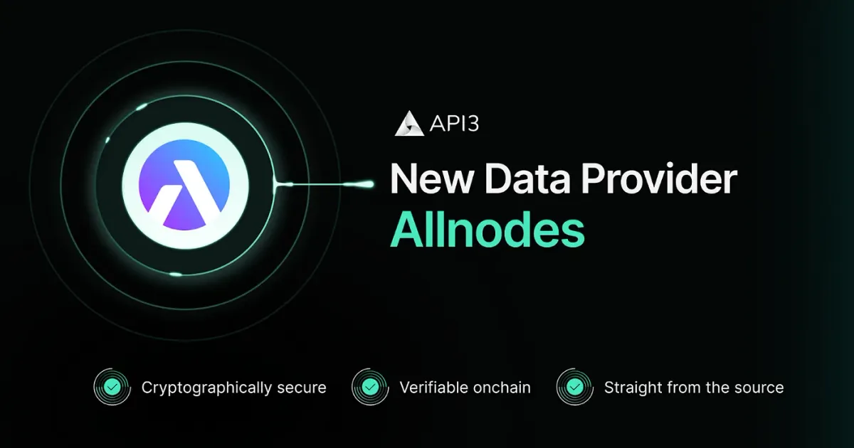 API3 Partners with Allnodes to Expand Offerings for Liquid Staking Tokens