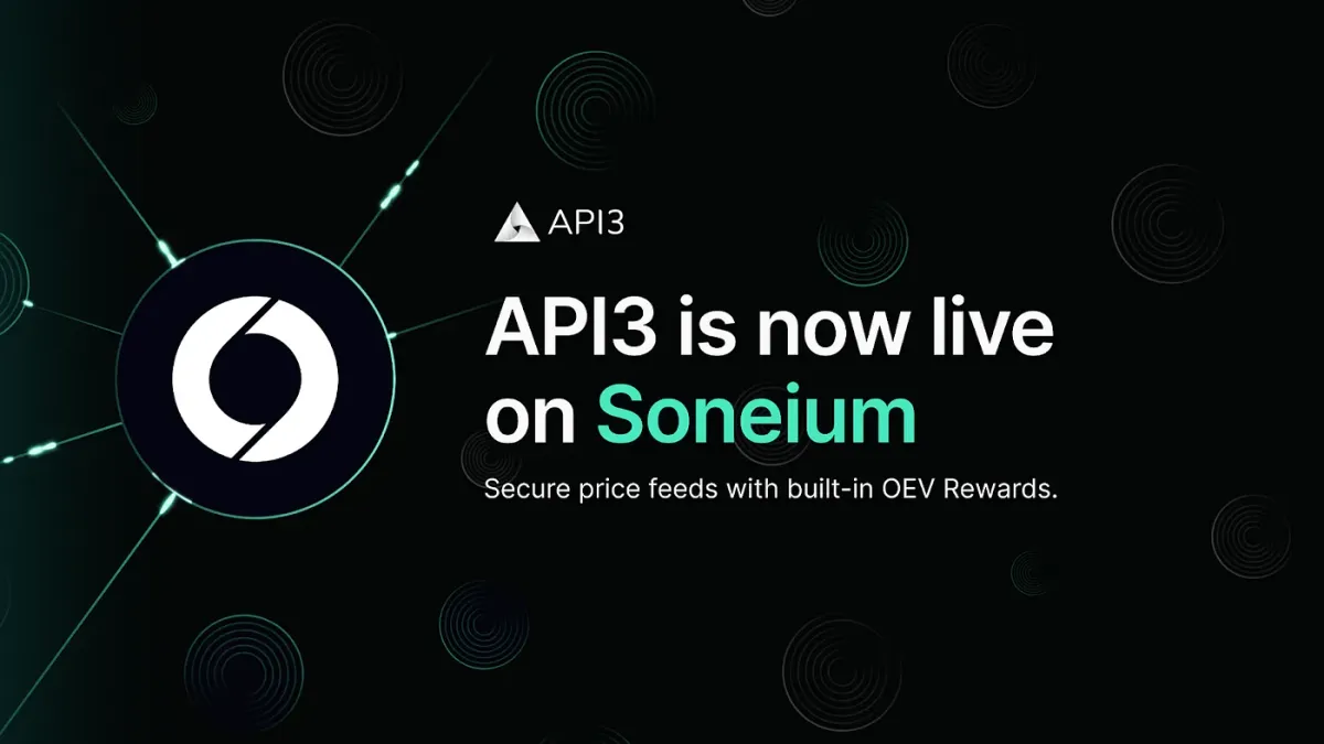 API3’s First-Party Oracle Stack is Live on Soneium