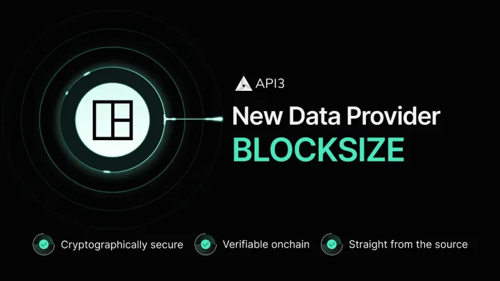 BLOCKSIZE Joins API3’s Network of First-Party Oracle Node Providers