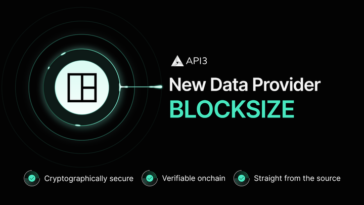 BLOCKSIZE se une a la red de proveedores de nodos oráculos de primera parte de API3